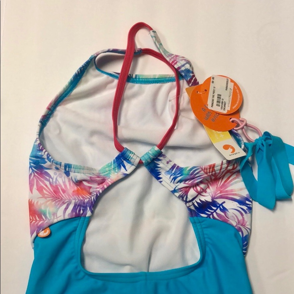 BNWT Girls Escargot One Piece Swimsuit Size 10 - Picture 3 of 7